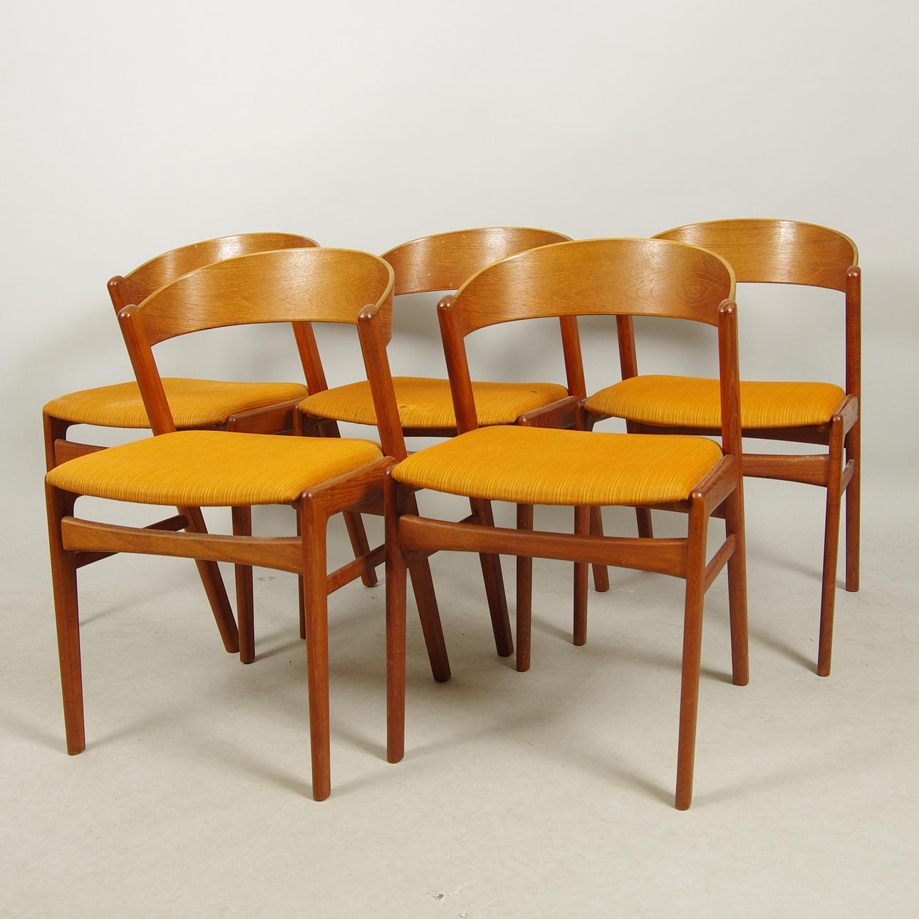 STOLAR, 5 stycken, teak.