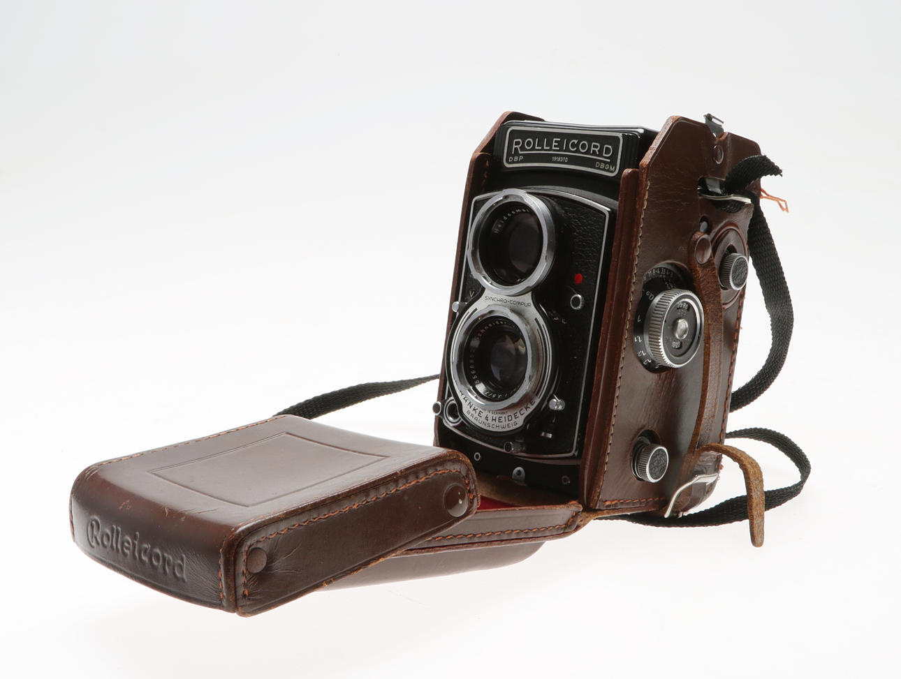KAMERA, Rolleicord Synchro-Compur, Franke & Heidecke, 1900-talets mitt.