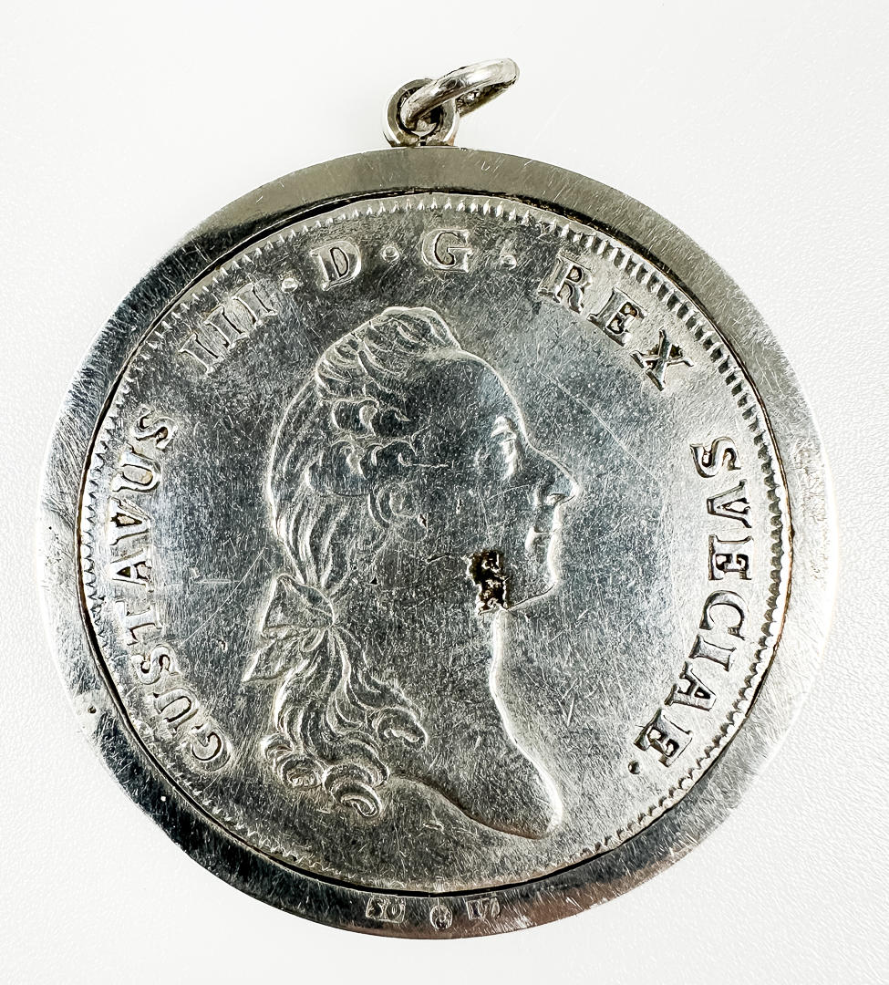 1 RIKSDALER, 1780, Gustavus III. D.G. Rex Sveciae.