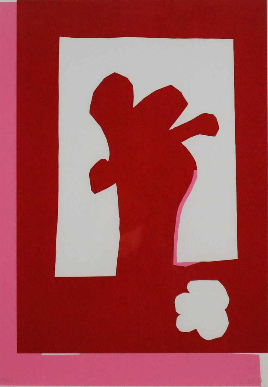 STOCKER, CARLOTTA. - Sans Titre, screen print, signed by hand.