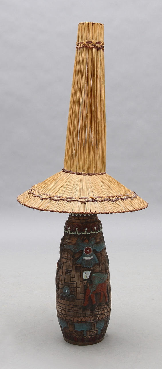 GOLVLAMPA. Tilgman, keramik.