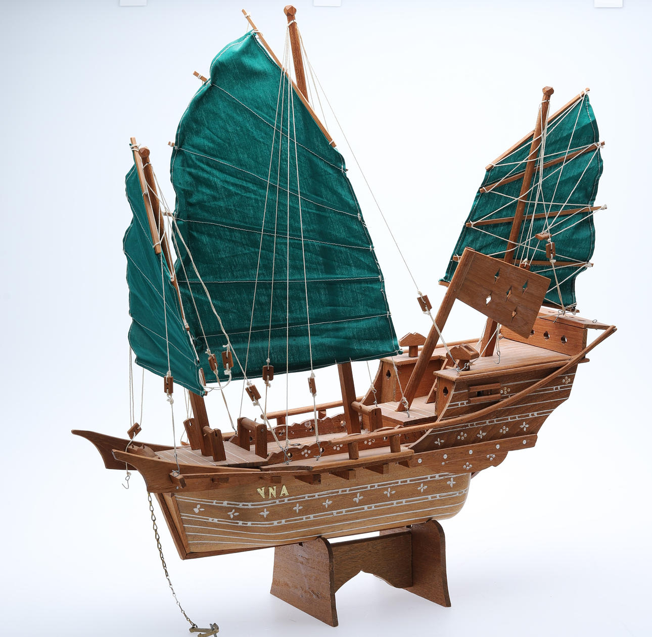 HOLZMODELL, Schiff „Ann“. 20. Jahrhundert.