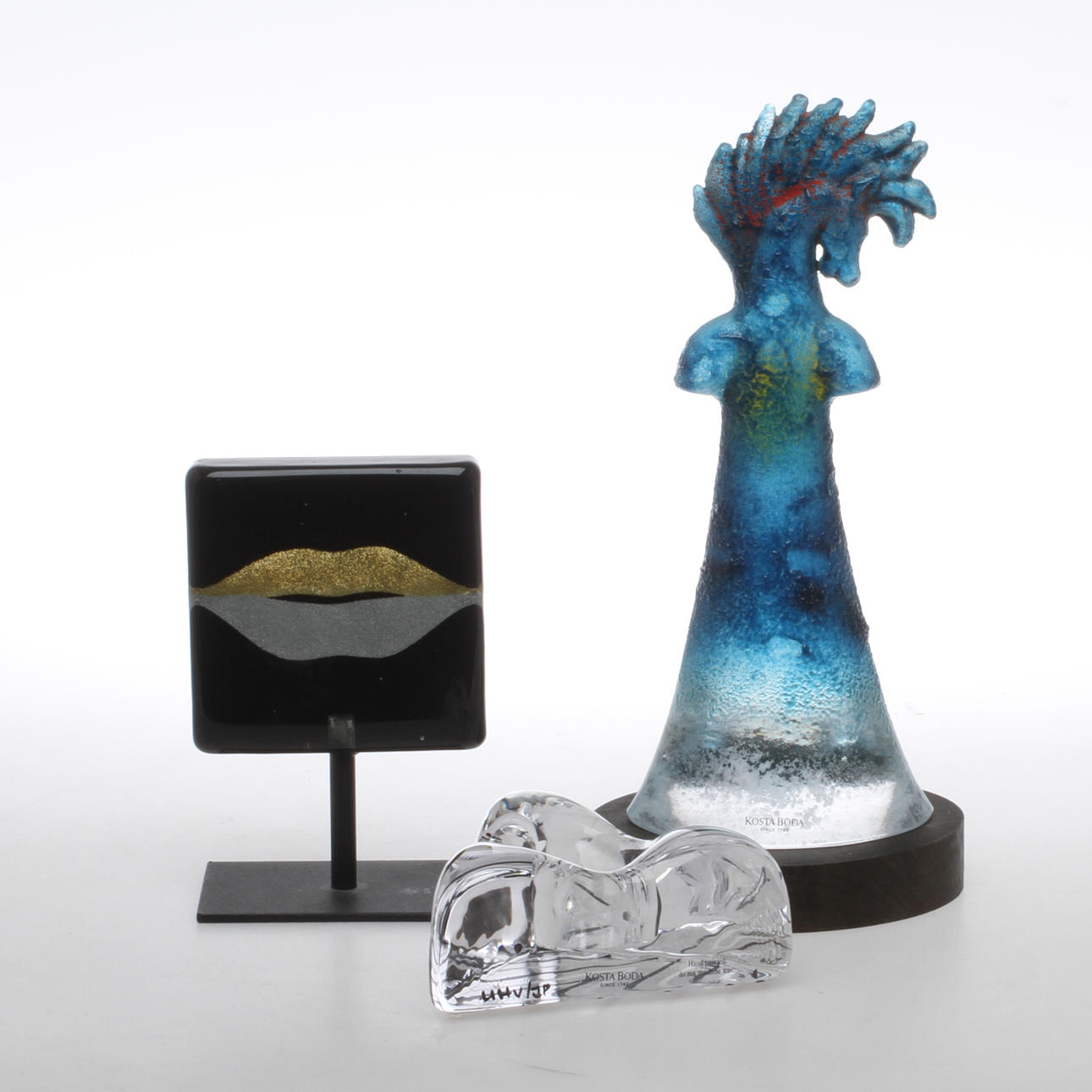 GLAS, 3 delar, Kjell Engman, Ulrica Hydman Vallien samt Mirjana Koz-Frithiof.