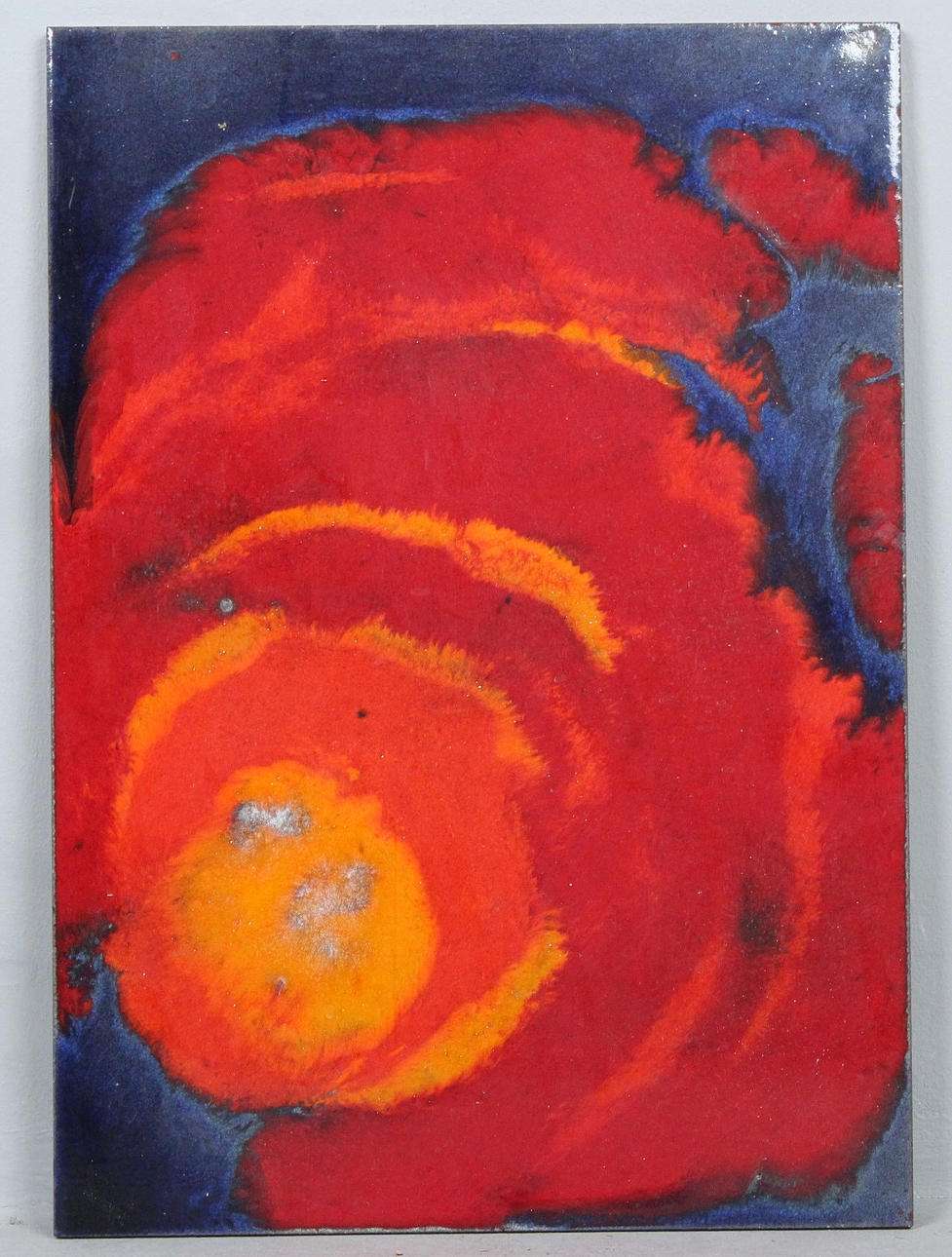 Unknown artist. Large ceramic/wall pottery, 1970s.