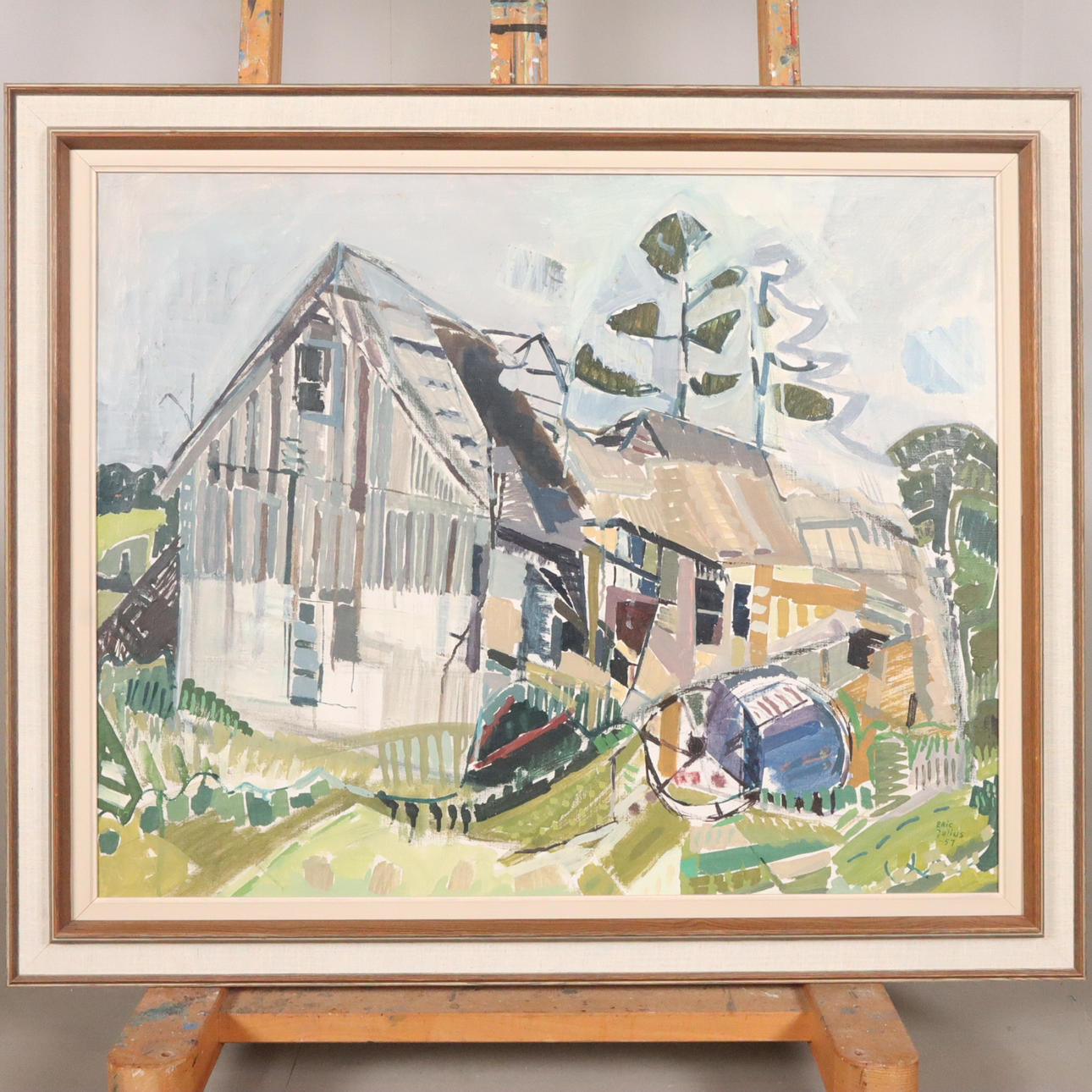 ERIC JULIUS. OIL ON CANVAS signed.