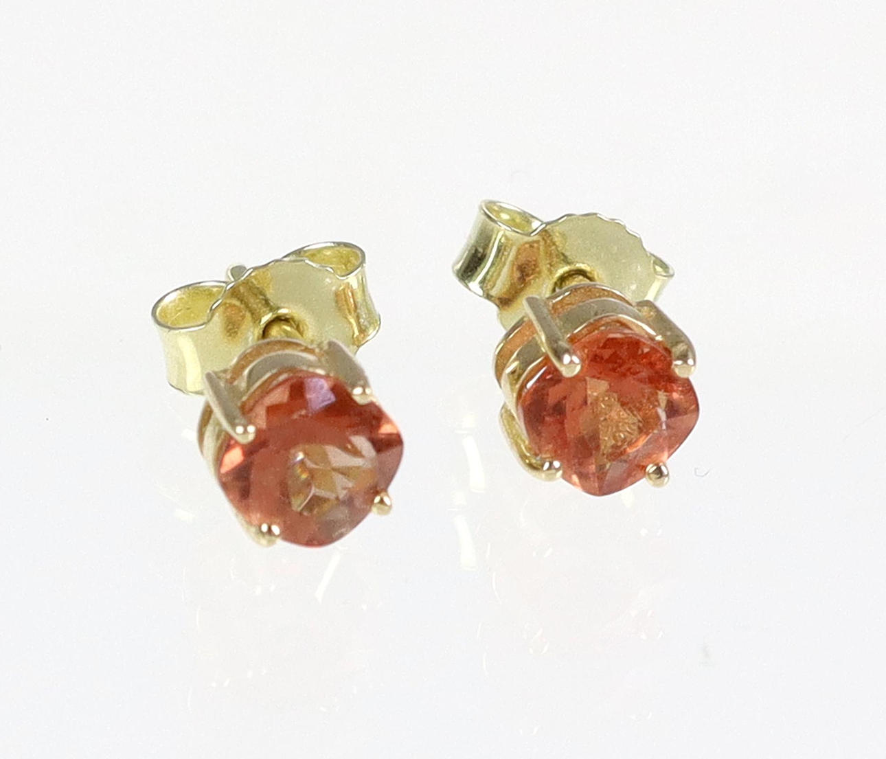 ANDALUSIT OHRRINGE, Gold 585.