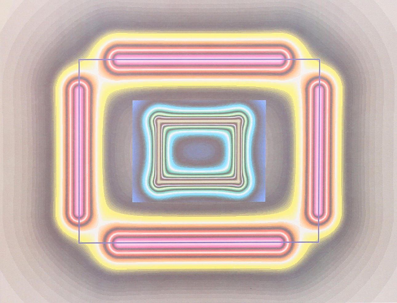 STURE JOHANNESSON. „Bild Hardling Facility, Edition IBM, Malmö, farbiger Datumsdruck Nr. 32/200, signiert Sture J und datiert -89.