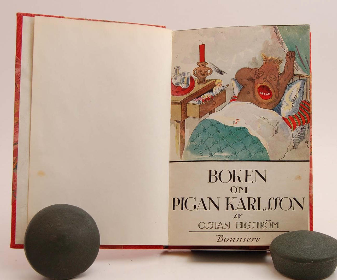 ELGSTRÖM, OSSIAN. Boken om pigan Karlsson.