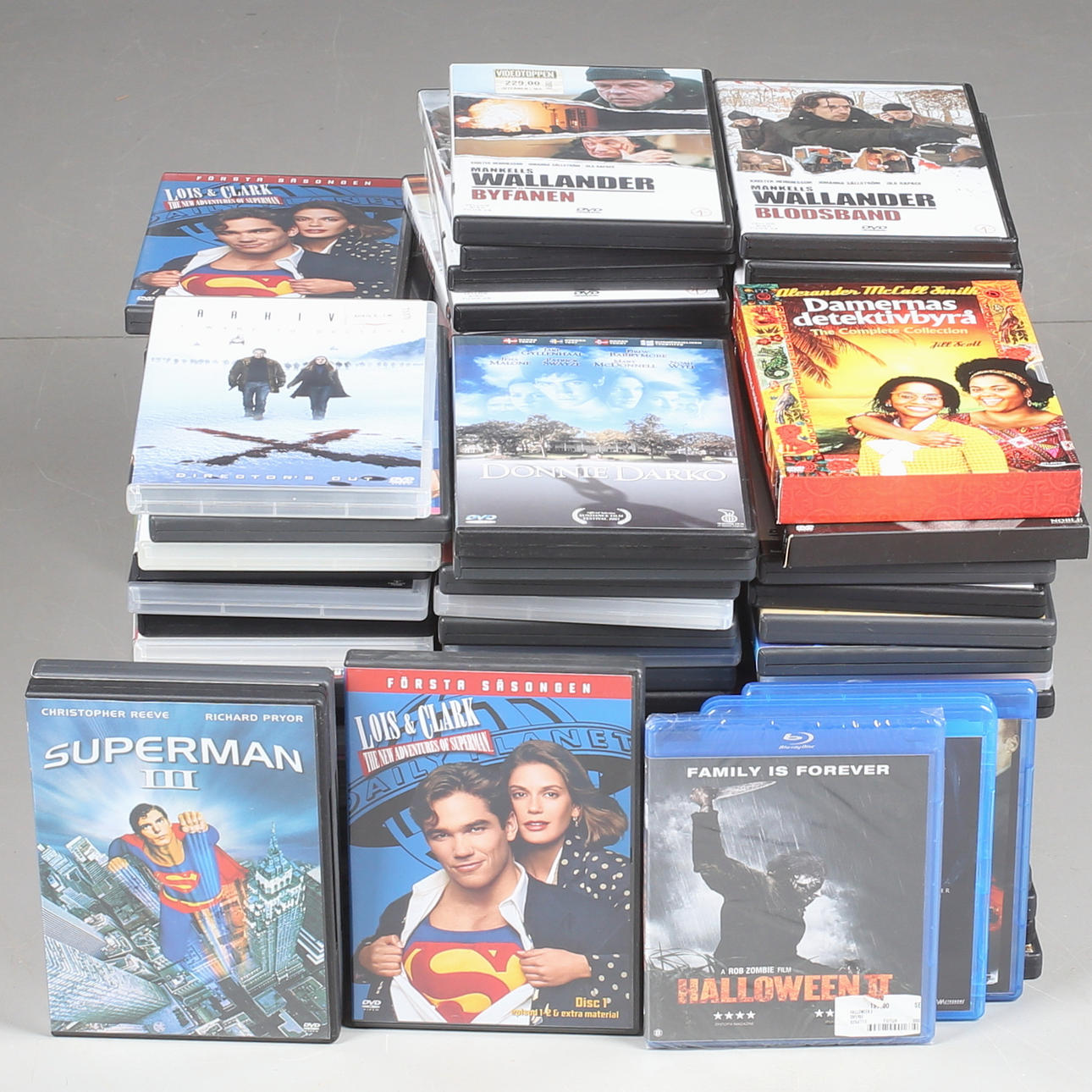 PARTI DVDFILMER, samt 3 st Blu-ray, 19-2000-tal.