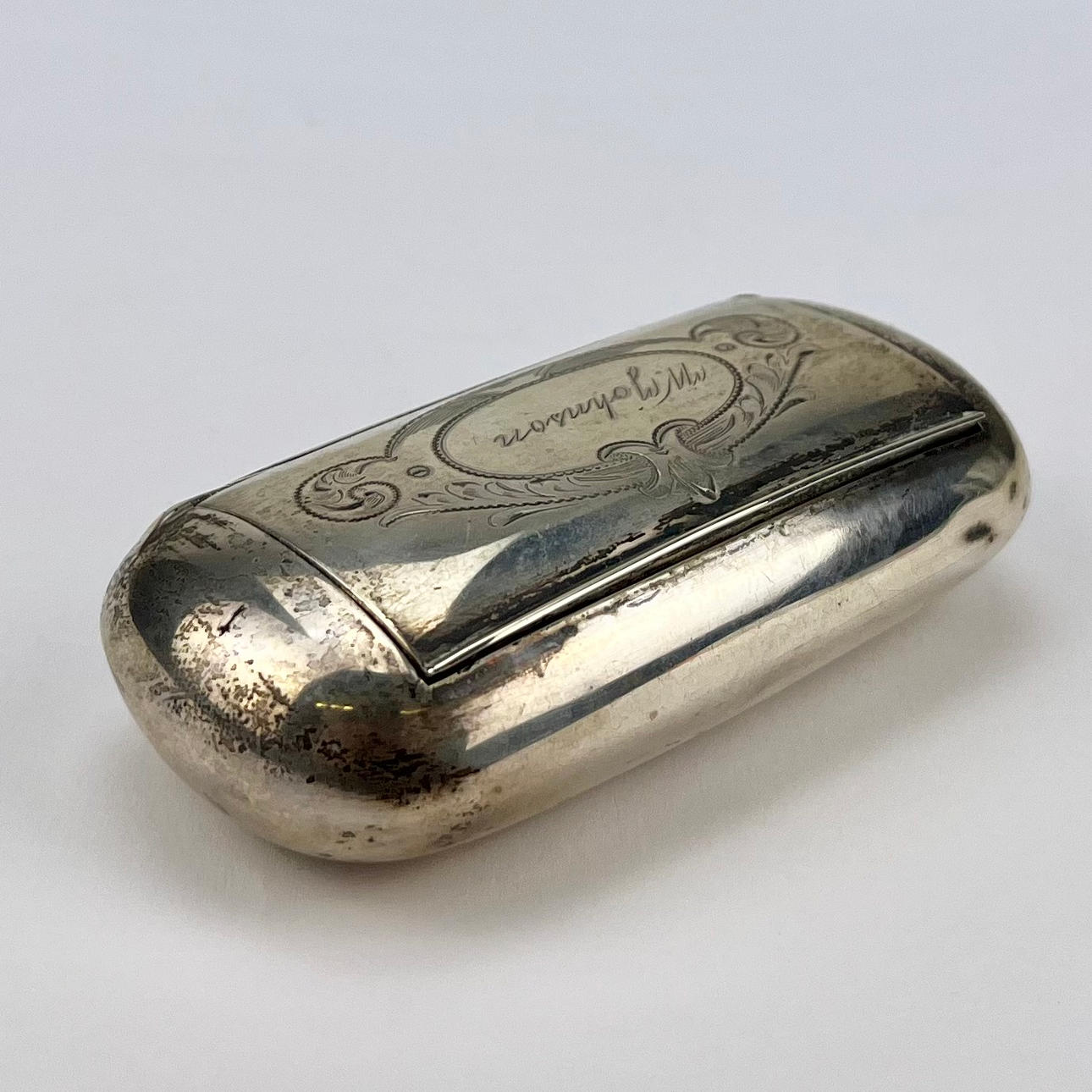 SNUSDOSA, silver, 1900-tal, vikt ca. 55 gram.