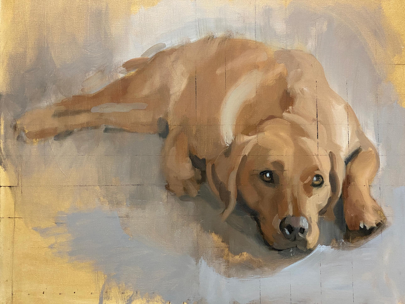 ELLEN CHRISTIANSEN (B. 1965). RÄV RÖD LABRADOR.