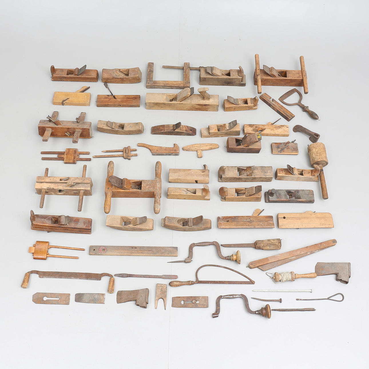 VERKTYG, parti, allmoge, 1800/1900-tal.