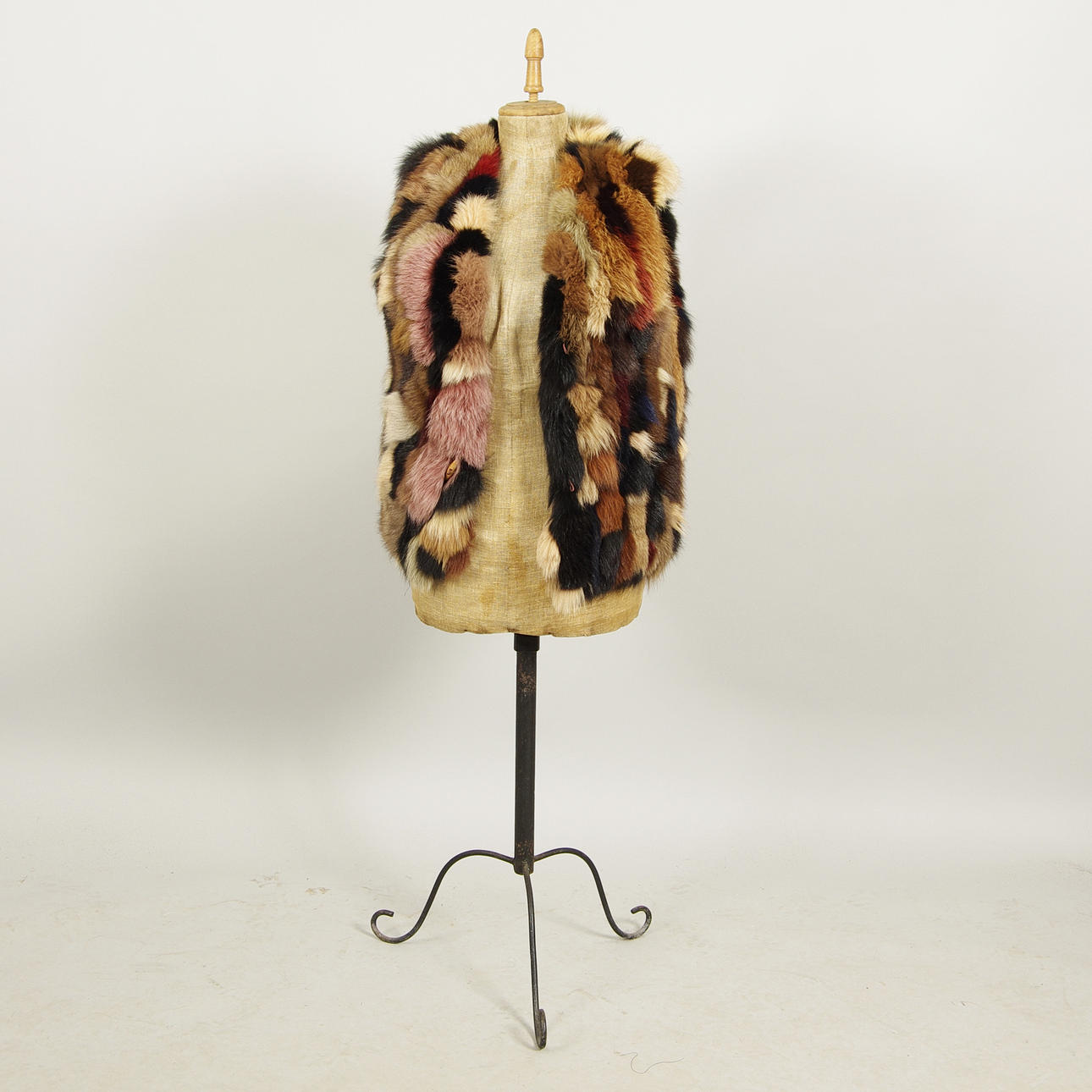 PÄLSVÄST, olikfärgad mink, Pamir päls.