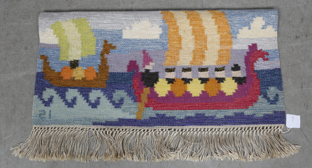 BONAD, rölakan, Ingegerd Silow, signerad IS, ca. 42x83 cm.