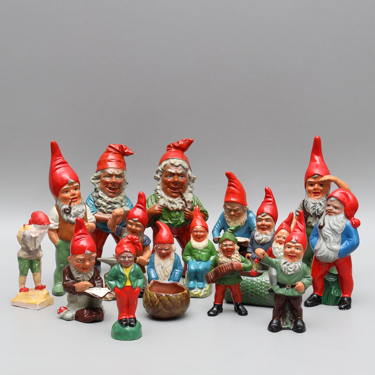 TOMTAR 16 stykker, bla Heissner, Tyskland.