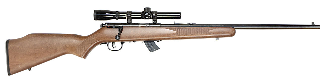 Bullet rifle, Repeter, make Savage, model Mark II, caliber .22lr, no ...