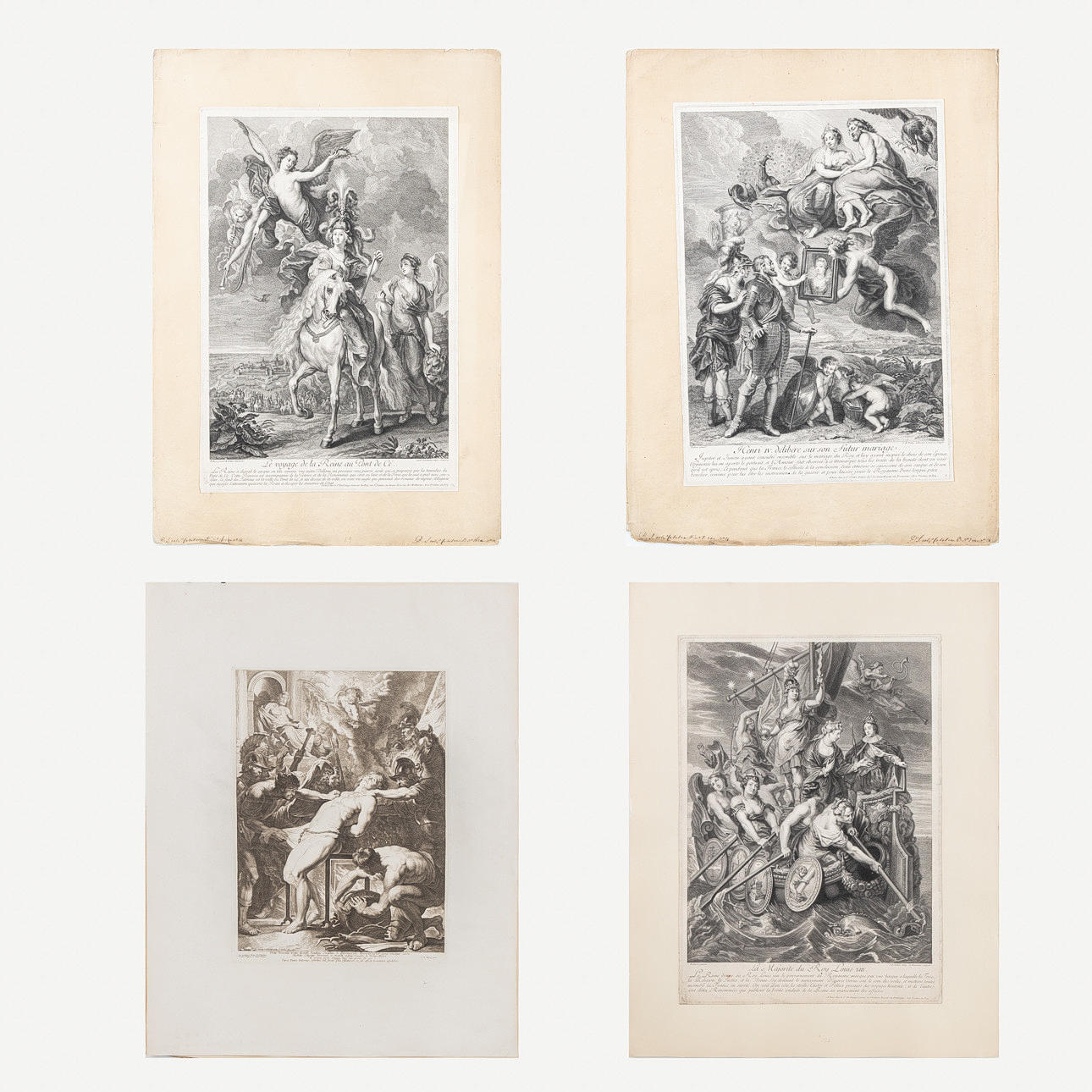 PETER PAUL RUBENS. EFTER. 4 kopparstick.