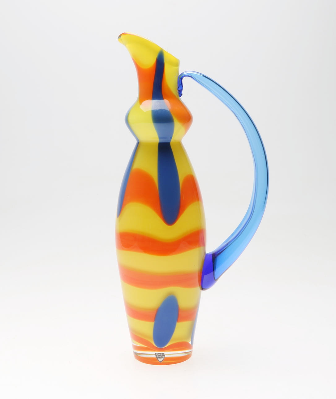 HELENE KRANTZ. Glaskaraff, "Salsa", signerad, Orrefors.