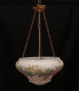 TAKARMATUR, glaskupa, upphängning med länkar, 1900-tal.