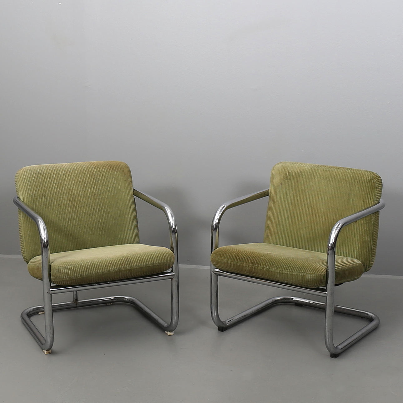 FÅTÖLJER 2 st, modell Pyramid, design Edvin Ståhl för Lammhult.