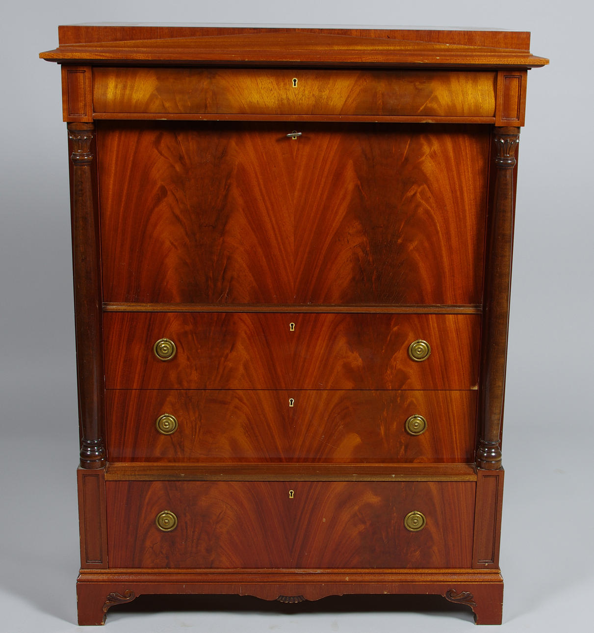 CHIFFONJÉ, empirestil, mahogny, 1900-tal.