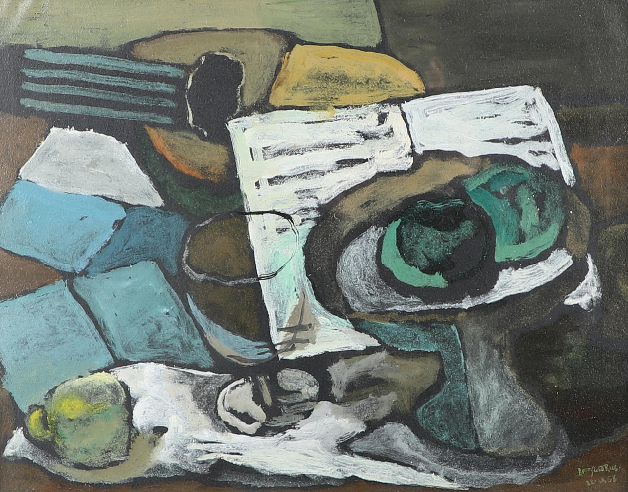 JOHN BROMFIELD GAY REES (1912-1965). CUBIST COMPOSITION II.
