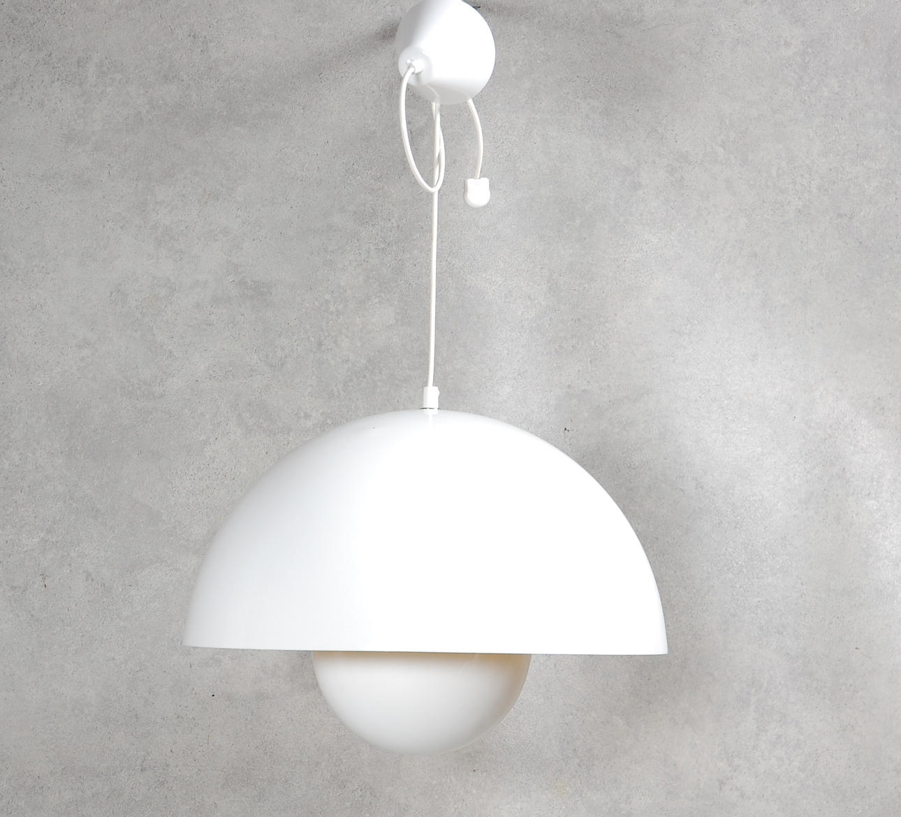 VERNER PANTON. TAKLAMPA, VP2, dimeter 50 cm.