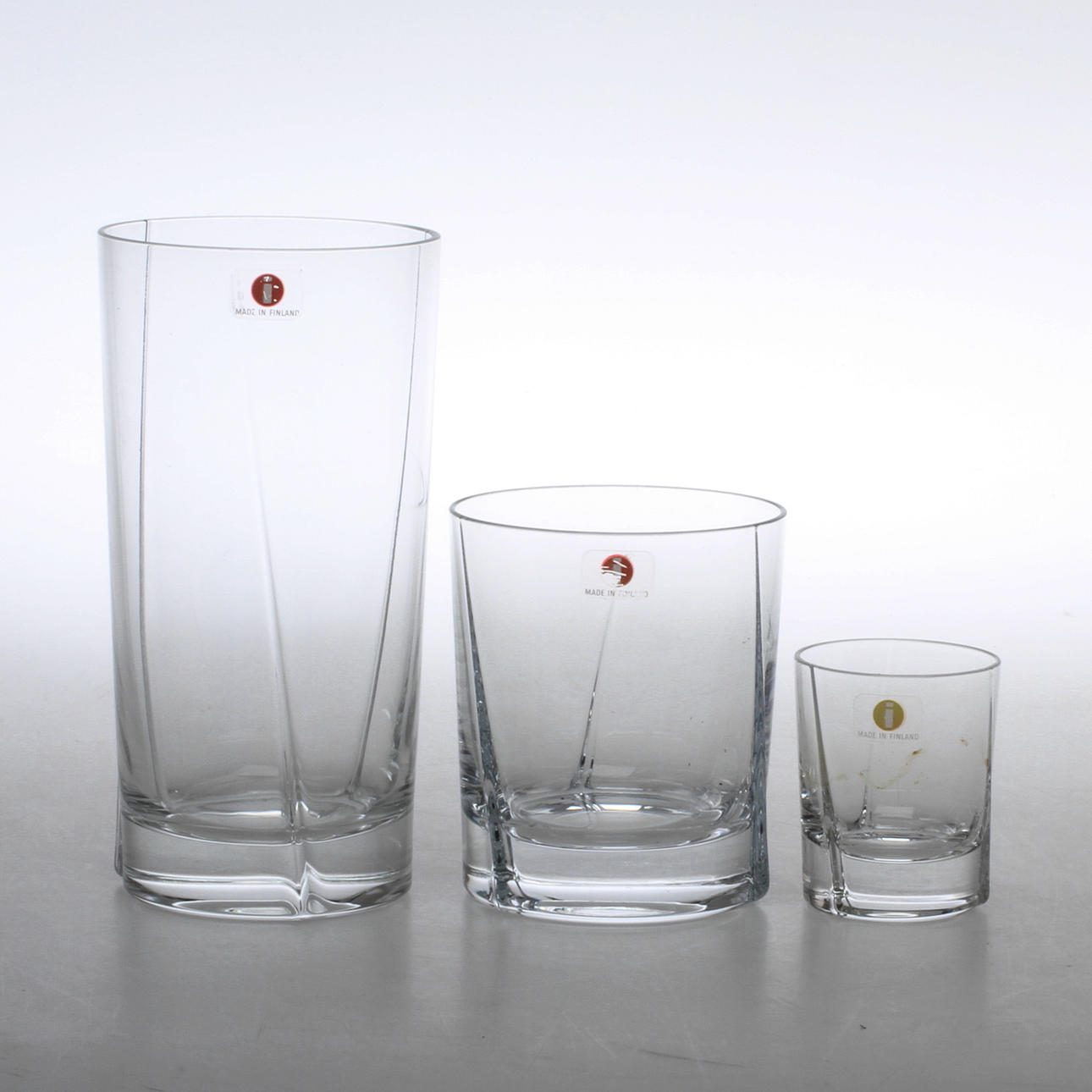 GLASSERVISDELAR, 34 delar, "Viva", Tapio Wirkkala, Iittala, Finland.