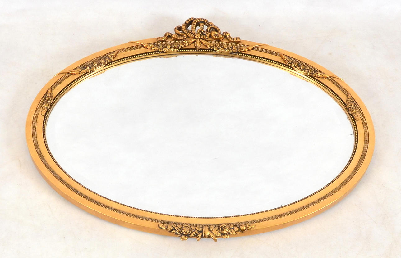 VÄGGSPEGEL, rokokostil.