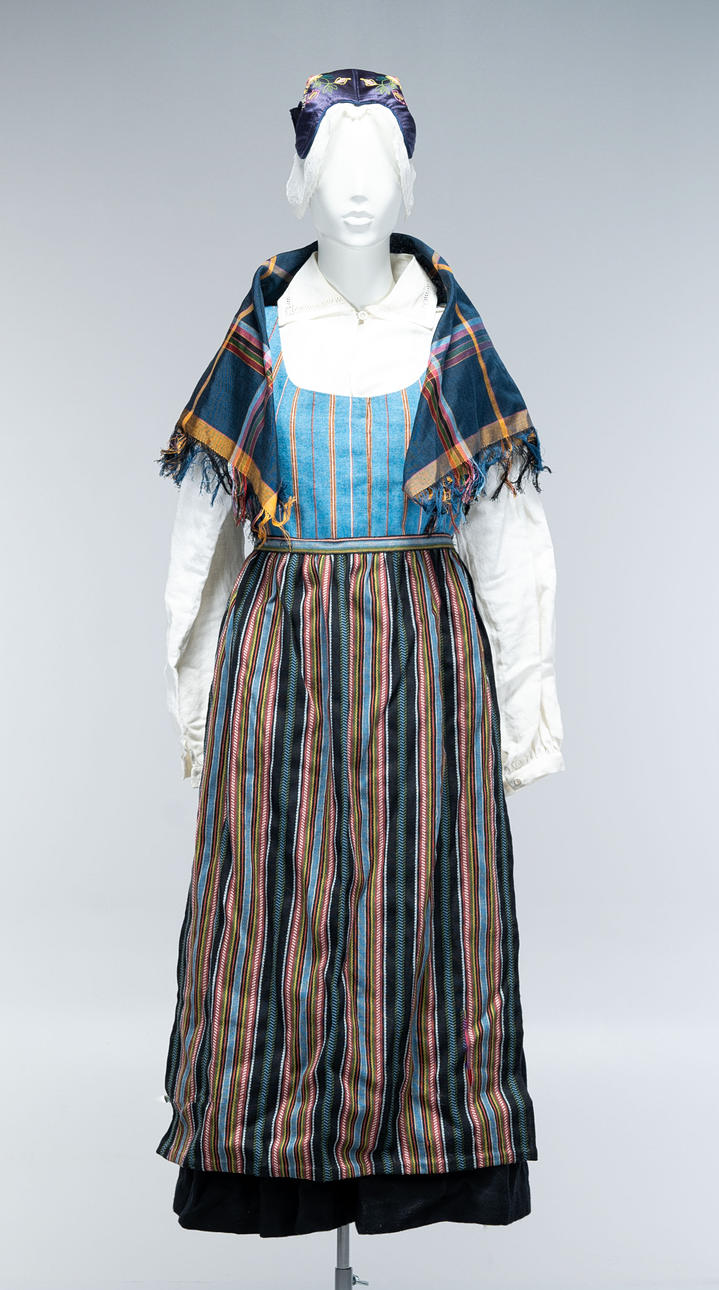 FOLKDRÄKT, västerbottensdräkt, 1900-tal.