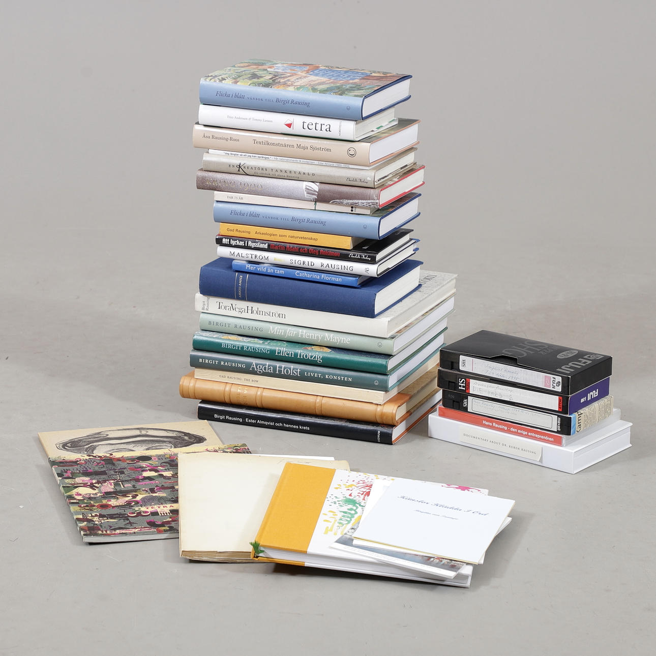 RAUSING, TETRA PAK, 32 books etc., 1900/2000s.