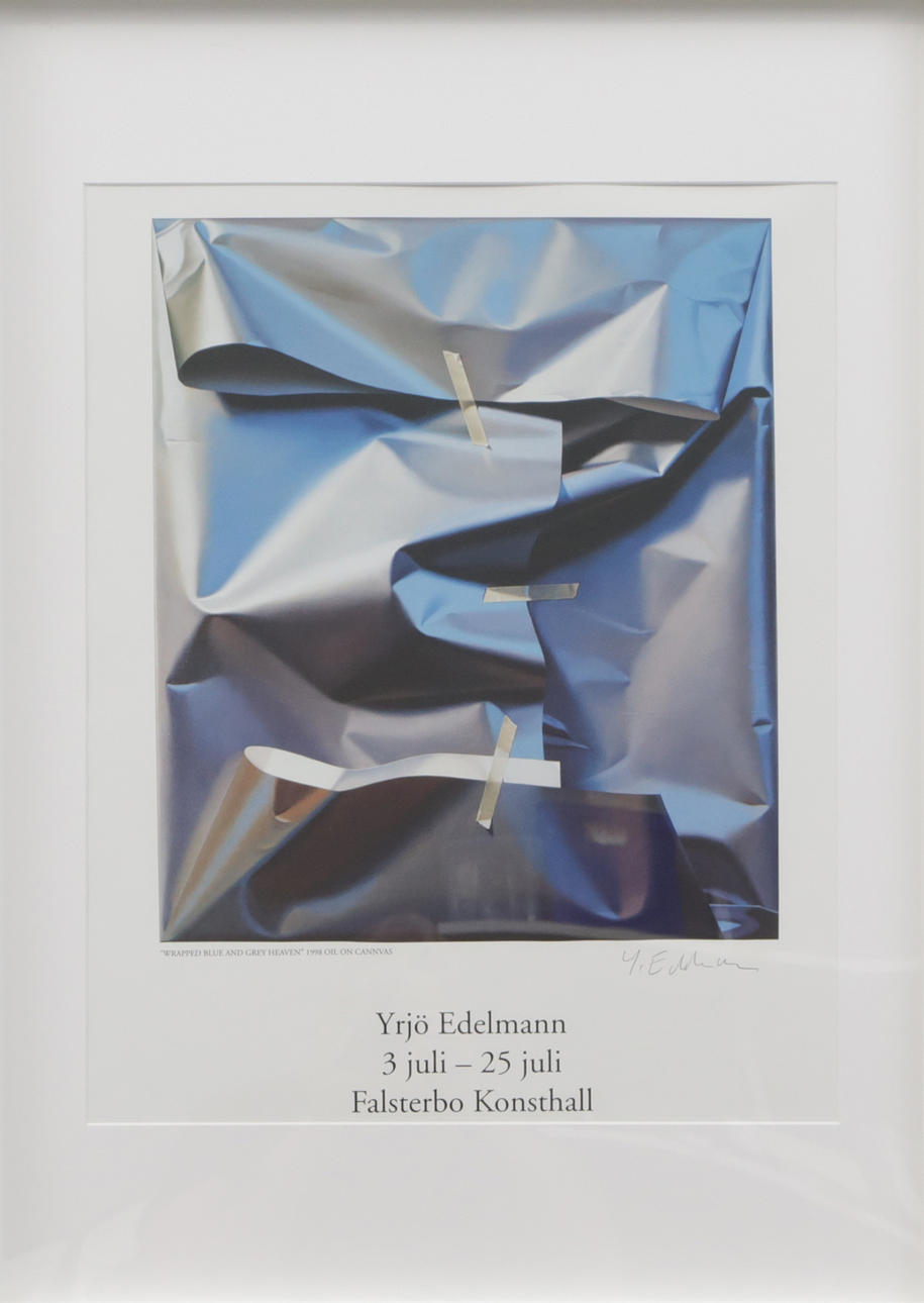 YRJÖ EDELMANN. POSTER, signerad.