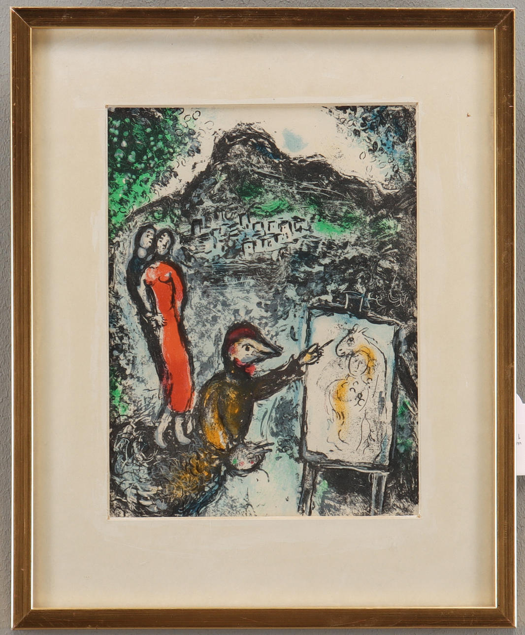 MARC CHAGALL. "Devant St Jeannet".