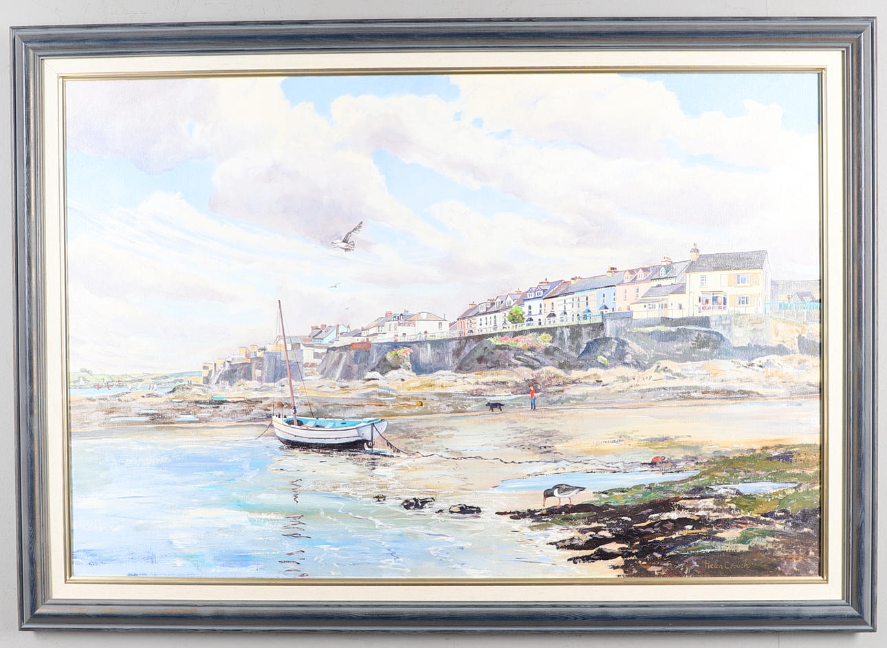 HELEN CROUCH (CONTEMPORARY). A COASTAL TOWN.