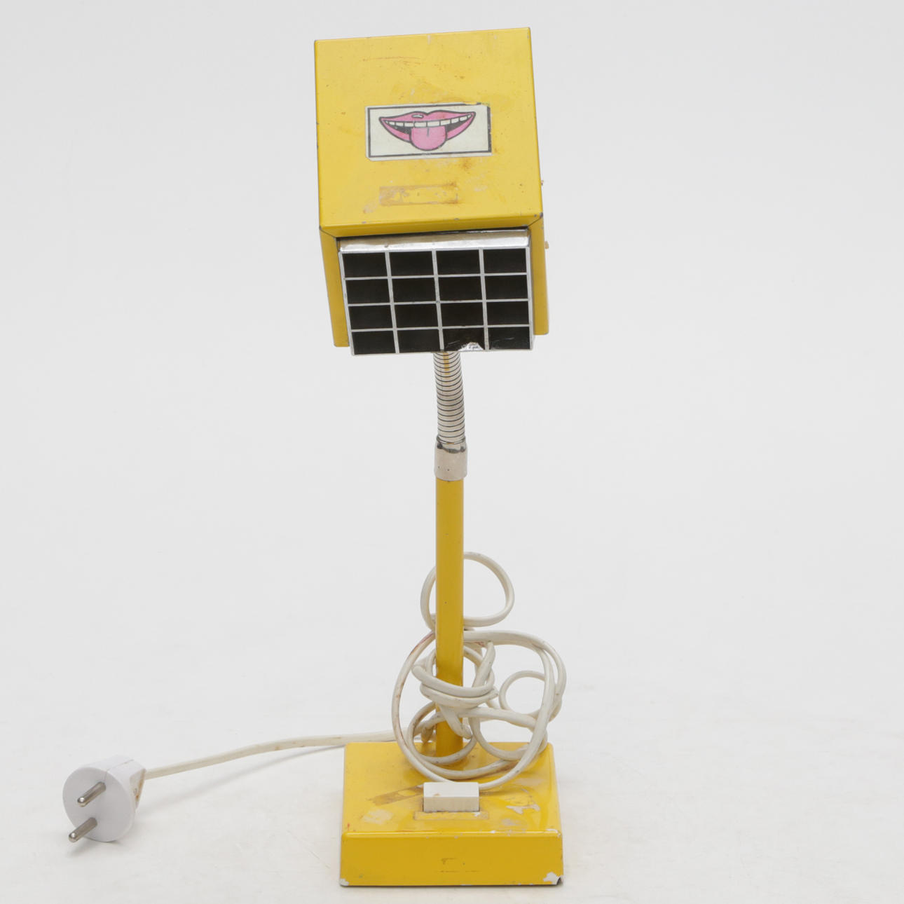 HANS-AGNE JAKOBSSON. TABLE LAMP, yellow, square.