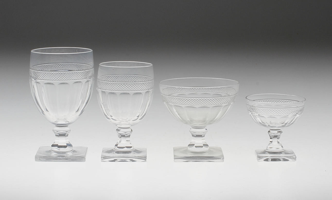 GLASSERVISDELAR, 26 delar, Sverige, 1900-talets mitt.