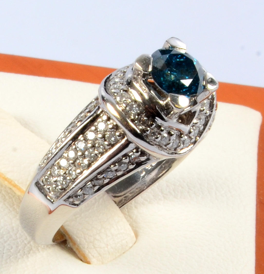 DIAMANTRING, 18K, vitguld.