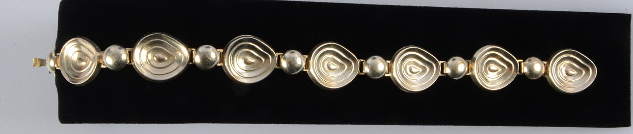 ARMBAND, silver, Ekström & Blohm, Falköping 1956.