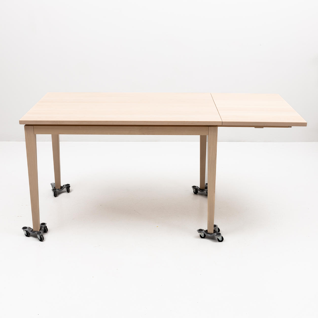 A DINING TABLE, Allegro, matt lacquered birch, marked 2017.