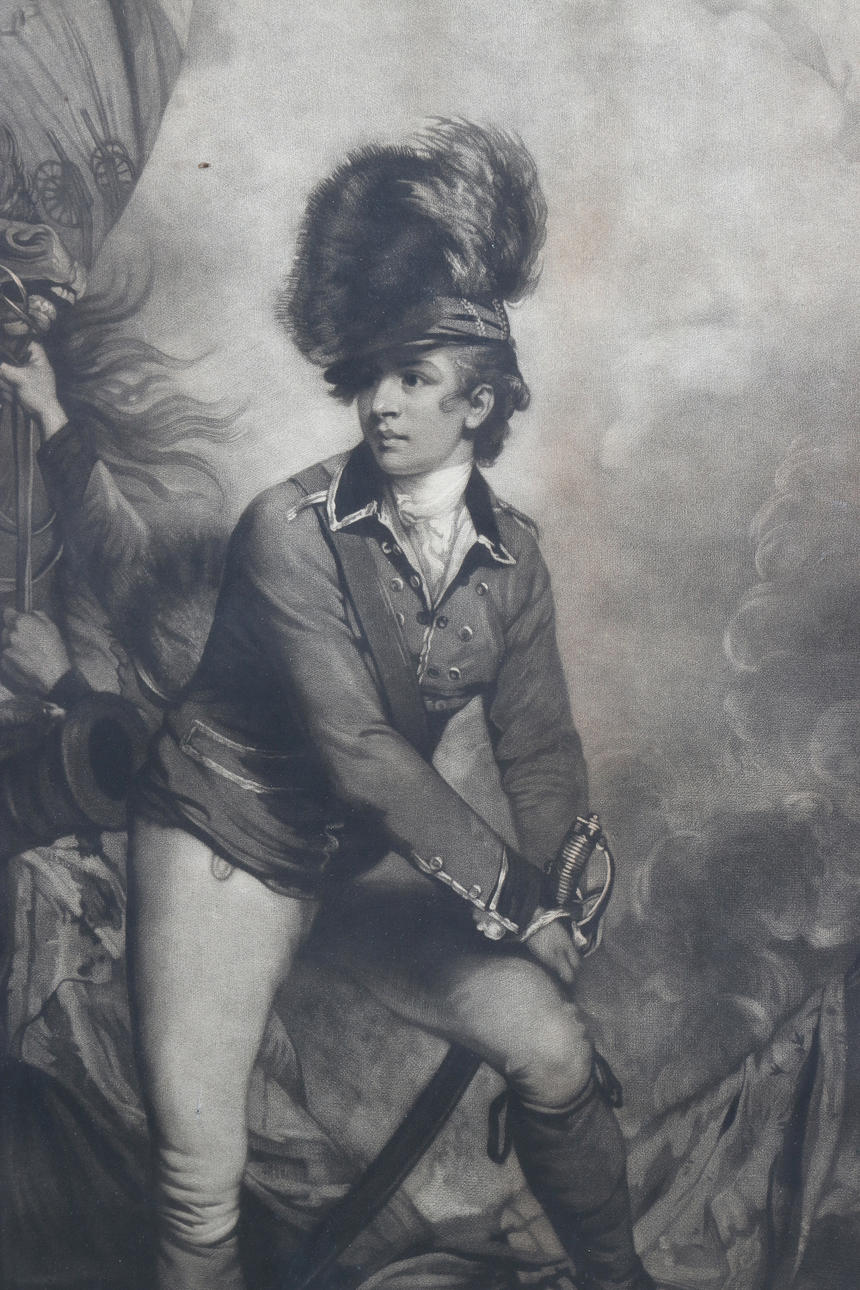 AFTER SIR JOSHUA REYNOLDS. Graphic sheet. “Lt. Col. Tarleton”. Art ...