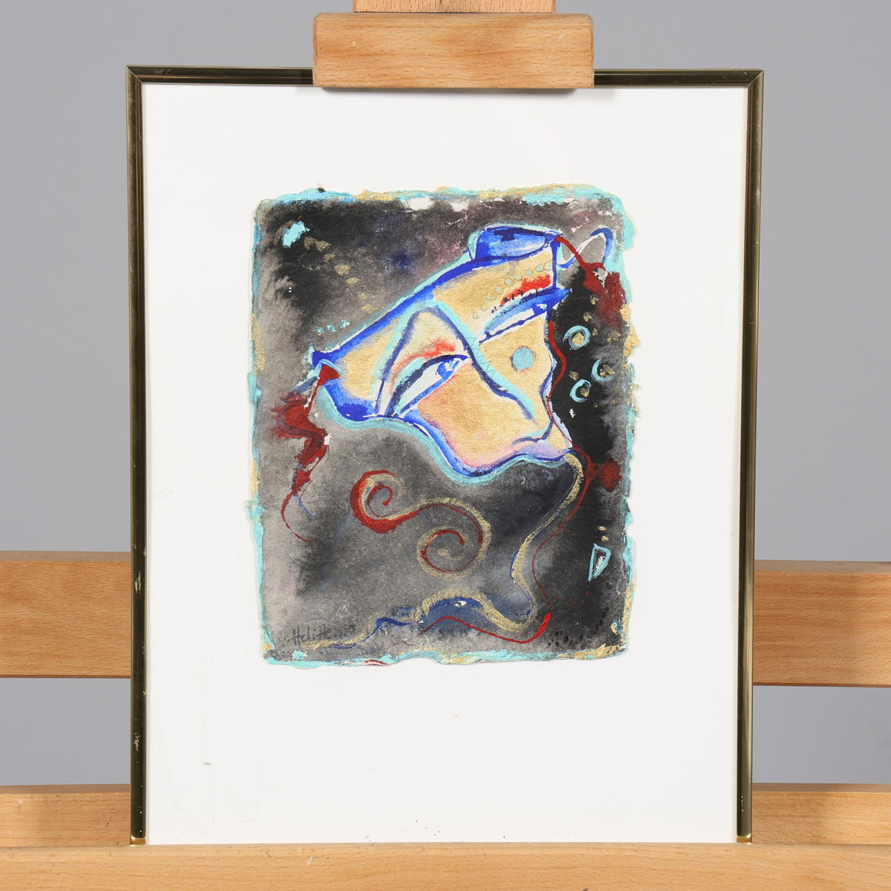 HELI HEINO. BLANDTEKNIK, signerad.