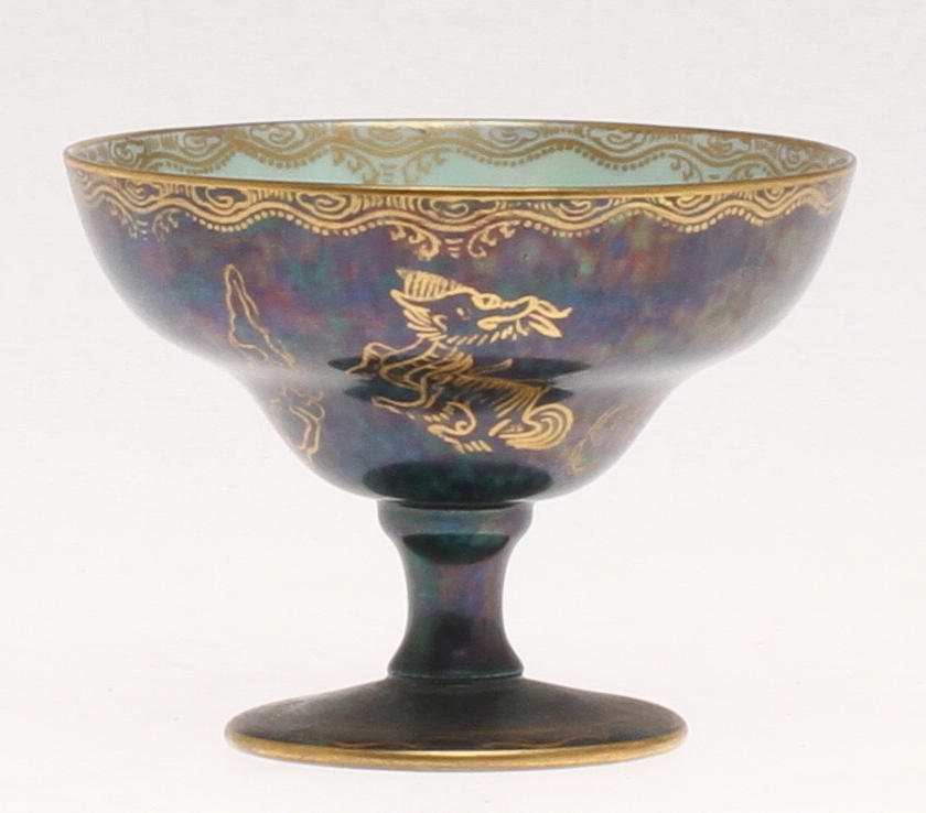 SKÅL PÅ FOT, porslin, design Daisy Makeig-Jones, Wedgwood England, 1900-talets första hälft.