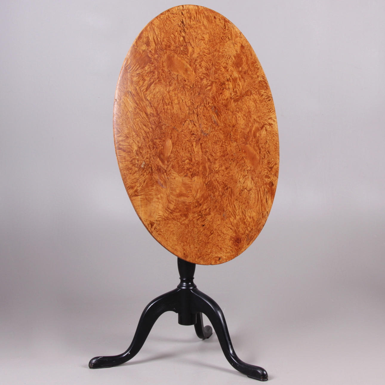 FÄLLBORD, alrot/svärtat trä, sengustavianskt, 1700/1800-tal.