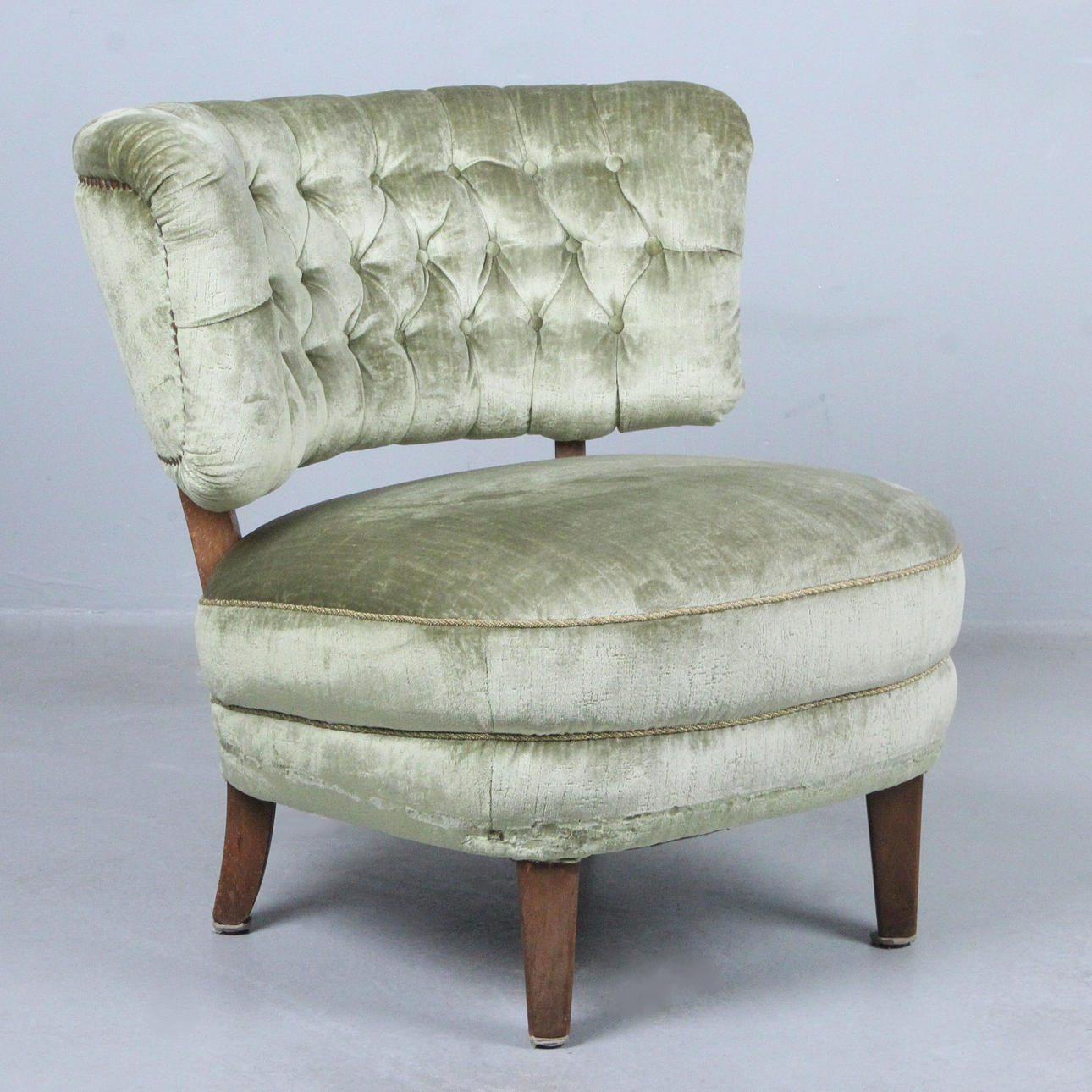 OTTO SCHULZ. HANS ART. 50-tals fåtölj, Sverige.