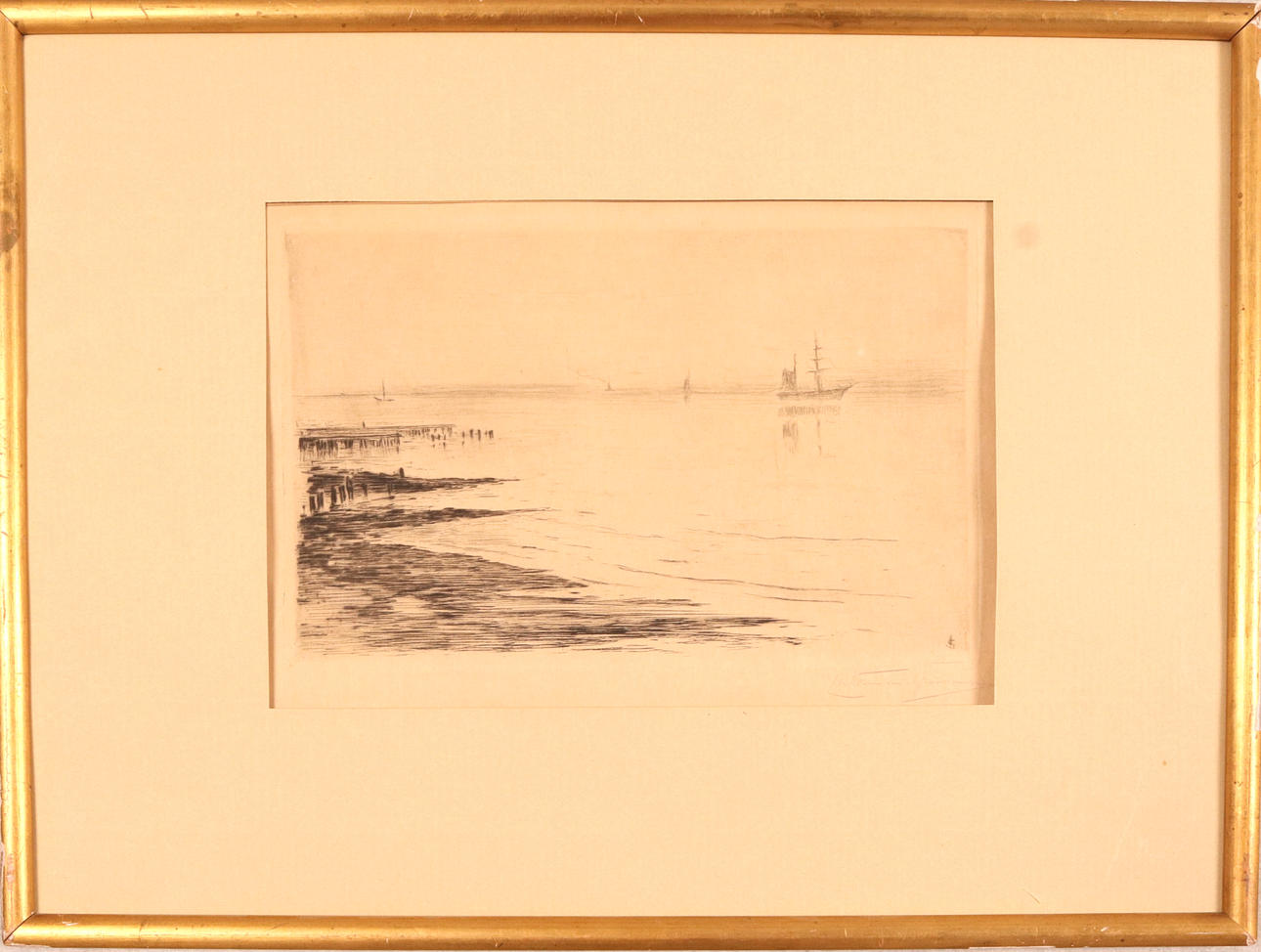 OIDENTIFIERAD KONSTNÄR. Etching.