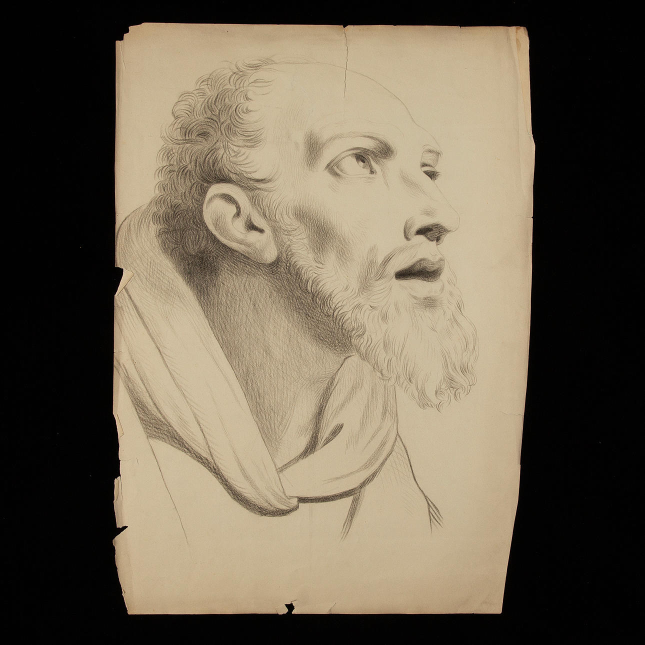 MARIA KLEFBERG. Attributed to, drawing, portrait study.