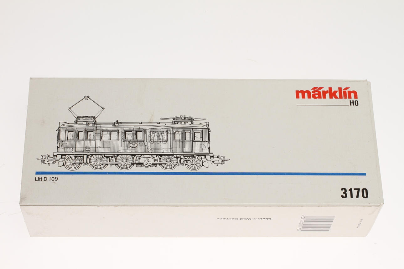 MODELLTÅG MÄRKLIN 3170 svenska D-loket 109 i originalkartong.