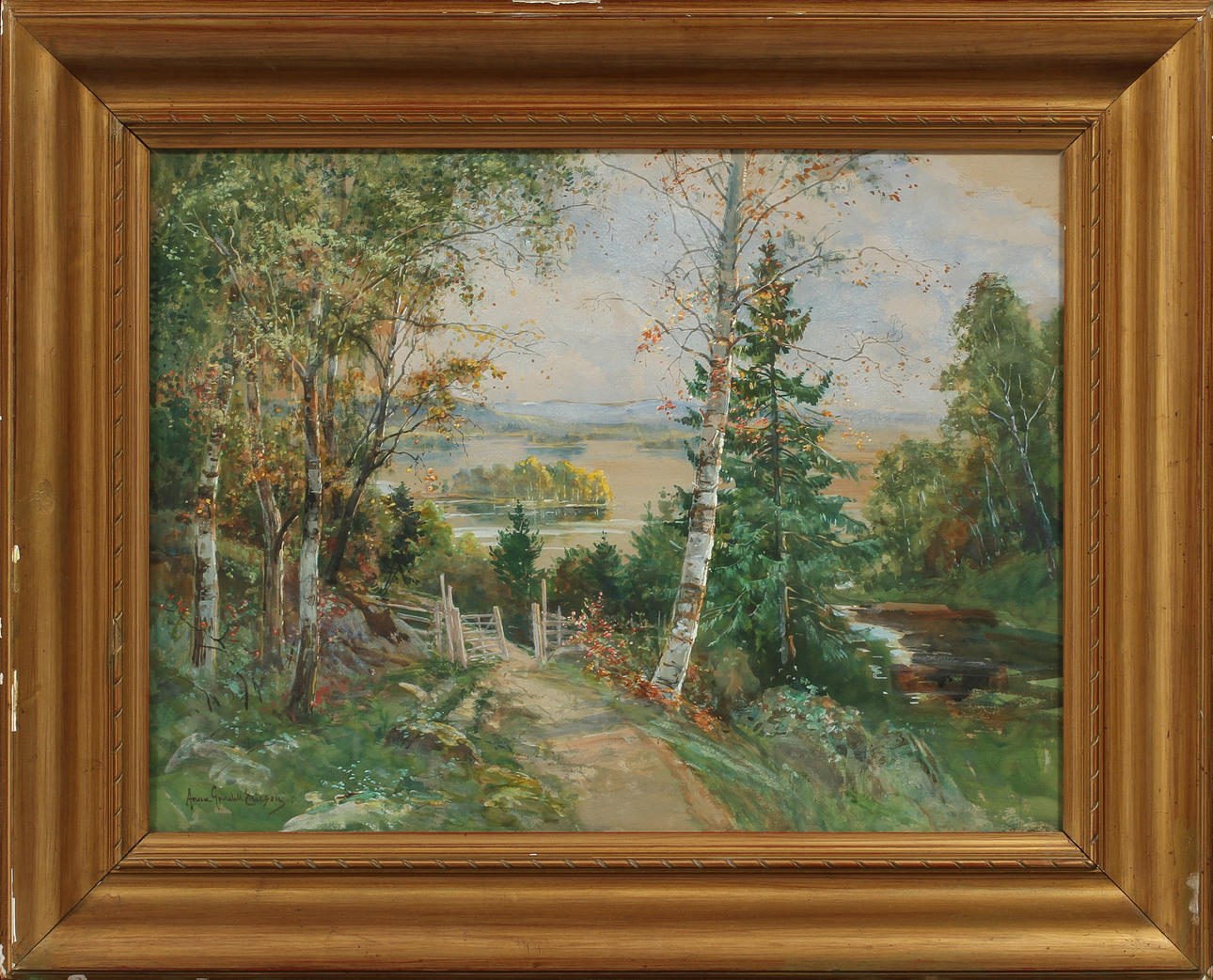 ANNA GARDELL ERICSON. akvarell, sign.