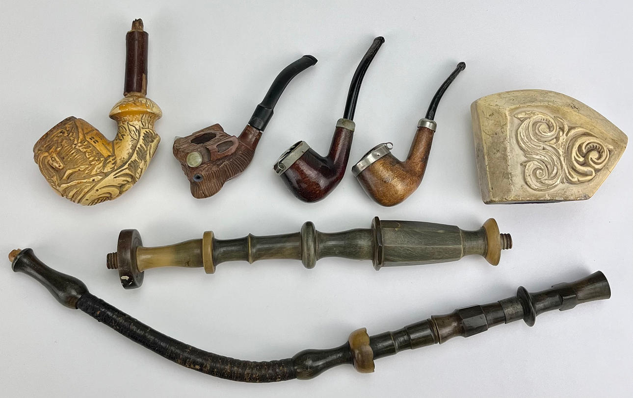 PIPOR, PIPHUVUDEN OCH PIPSKAFT, 1800-1900-tal.