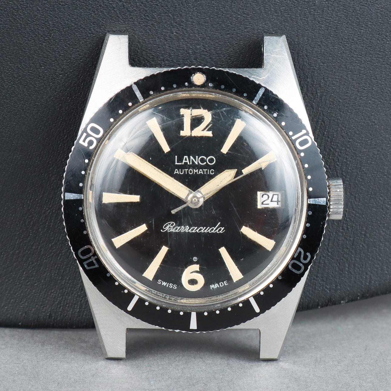 RELOJ DE PULSERA Lanco Barracuda, acero, automático.